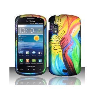 Colorful Feather Hard Cover Case for Samsung Galaxy S Stratosphere SCH i405 Cell Phones & Accessories