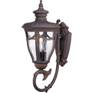 Philippe Arm Down 3 light Belgium Bronze Transitional Wall Sconce
