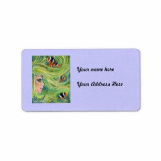 Mermaid address labels you can customize