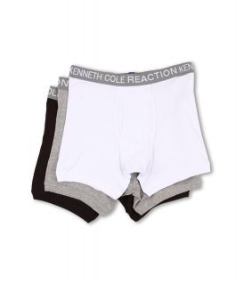 Kenneth Cole Reaction 3 Pack Boxer Brief Mens Underwear (White)