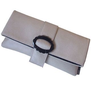 stone leather vintage buckle clutch bags by use uk