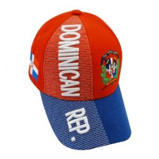 Dominican Republic Country Flag Embossed Hat Cap Great Quality Adult  New Clothing