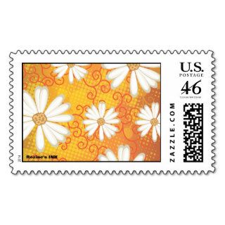 Summer Floral Dotted Tribal Daisy Tattoo Pattern Stamps