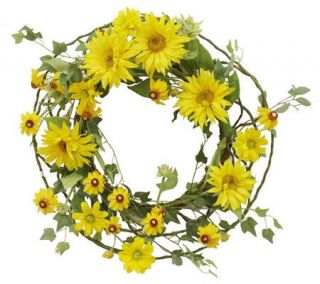 25 Summer Sunflower Wreath by Valerie —