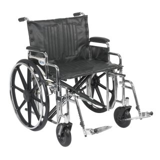 Sentra Extra Heavy Duty Reinforced Wheelchair With Various Arm Styles And Front Rigging Options