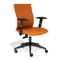 Jesper Office Orange Office Chair With Arms