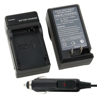 BasAcc Compact Battery Charger Set for Canon LP E8 BasAcc Camera Batteries & Chargers