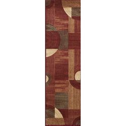 Illusion Red Rug (23 X 76)