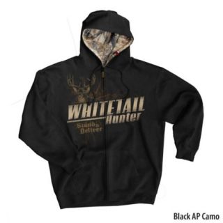 Buck Wear Mens Whitetail Hunter Reversible Full Zip Hoodie 442944