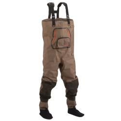 Hodgman Tan/brown Neoprene Side release Booted Pipestone Chest Waders