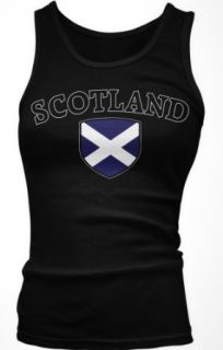 Scotland Flag International Soccer Juniors Tank Top, Scottish National Pride Juniors Boy Beater Clothing