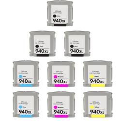 Hewlett Packard 940xl Black/color Ink Cartridge (pack Of 9) (remanufactured)