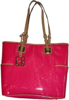Women's Calvin Klein Purse Handbag Signature Logo Tote Passion Pink Clothing