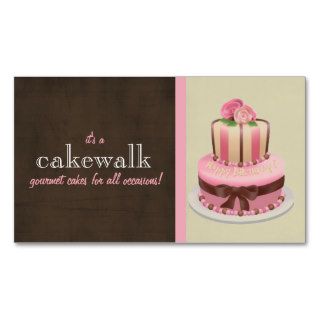 Bakery and Cake Designer Gourmet Business Cards