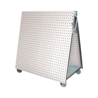 Triton Products Heavy-Duty Industrial-Strength LocBoard Mobile Tool Cart, Model# LBC-4  Pegboard Carts