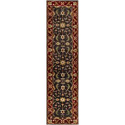 Hand knotted Manor Wool Rug (26 X 10)