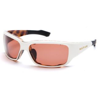 Native Eyewear Bolder Sunglasses   Sahara Snow Frame with Copper Lens 452179