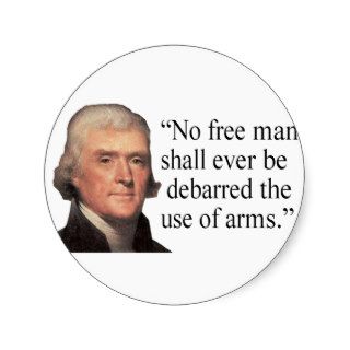 Jefferson Quote sticker