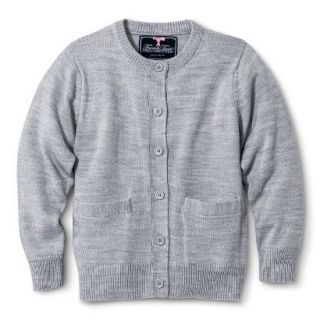 French Toast Girls School Uniform Knit Cardigan Sweater   Grey 16