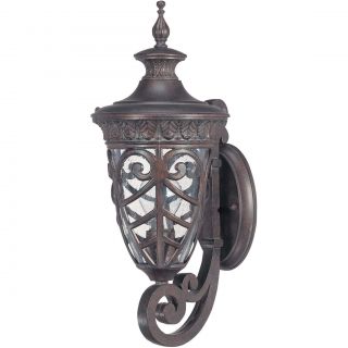 Aston Arm Up 1 light Dark Plum Bronze Wall Sconce