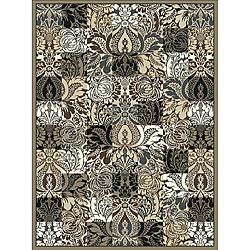 Woven Ely Onyx Viscose Area Rug (5 X 76)