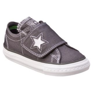 Toddlers Converse One Star One Flap Canvas Oxford Shoe   Charcoal 5