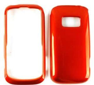 Kyocera Brio S3015 Orange Glossy Case Accessory Snap on Protector Cell Phones & Accessories