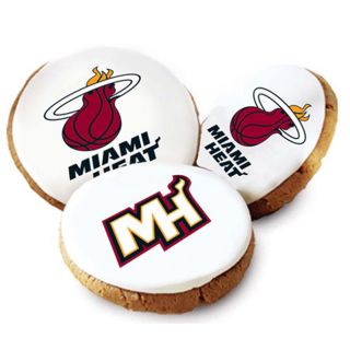 Mrs. Fields Miami Heat Logo Butter Cookies (pack Of 12)