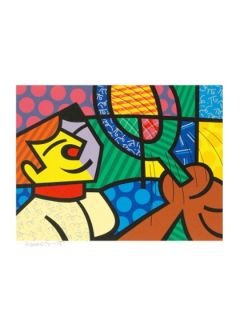 The Tennis Suite (Boy) by Romero Britto (Unframed) by Quality Art Auctions