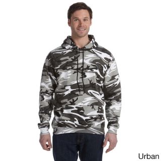 Code V Mens Camouflage Hooded Sweatshirt Grey Size XXL