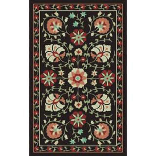 Asaka Anthracite/ Baked Clay Outdoor Rug (5 X 8)