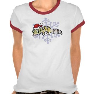 Christmas Leopard Gecko Tee Shirts