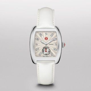 Michele Urban Mini White Diamond Dial Silver Patent Mww02a000498 Watch at  Women's Watch store.