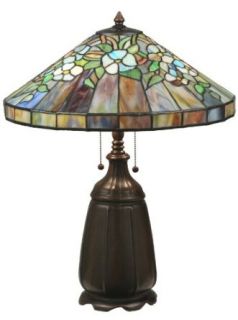 Meyda Lighting 98010 24"H Handel Dogwood Table Lamp    