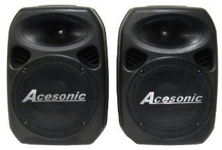 Acesonic PS 420 400W Professional 10" Powered Stereo Speaker System Electronics