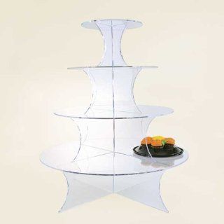 4 TIER "WEDDING CAKE STYLE" DISPLAY FOR DESSERTS Kitchen & Dining