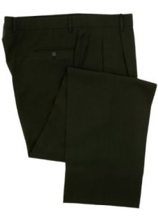 Silvio Bresciani Mens Pleated Hunter Green Italian Wool Dress Pants   Size 42 at  Men�s Clothing store