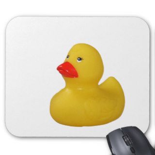 Rubber duck fun cute yellow mousemat, mousepad