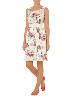 Dorothy Perkins Floral sundress with crochet inserts Multi Coloured