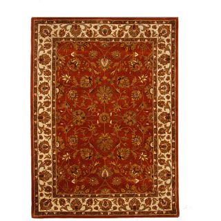 Large Hand tufted Tempest Red/ivory Area Rug (8 X 11)