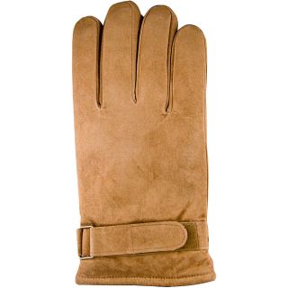 Isotoner Mens Large Chestnut Suede Gloves