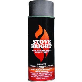 Stove Bright 6201 High Temperature Stove Paint (12 Pack), Charcoal   Household Wood Stains  