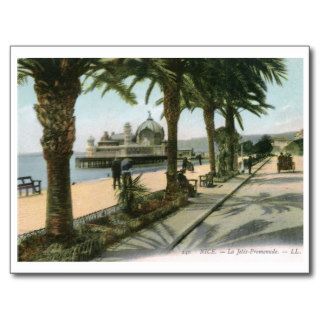 Promenade, Nice, France Vintage Postcards