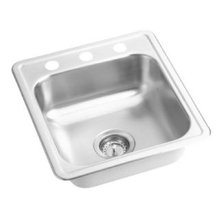 Elkay Single Basin Drop In Stainless Steel Kitchen Sink