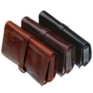 pratello hanging toiletry kit by maxwell scott leather goods