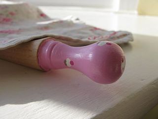 handpainted wooden door stop by mollycupcakes