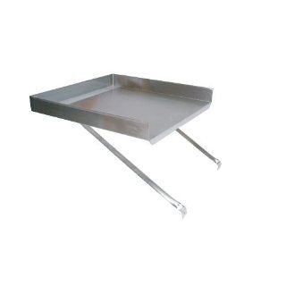 John Boos BDDS8 1821 Stainless Steel 430 Detachable Drain Board, For 18" x 21" Budget Sink