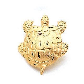 14K Gold Turtle Pendant Jewelry