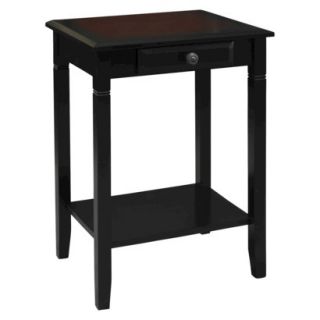 Camden Collection Accent Table   Black Cherry