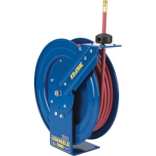 Coxreels EZ-Coil Equipped P-Series Compact Hose Reel with  1/2in. x 50ft. Hose, Model# EZ-P-LP-450  Air Hoses   Reels